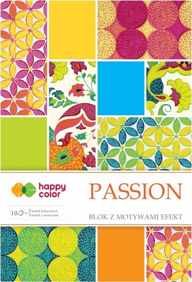 Изображение Happy Color Blok Effect Passion 10 arkuszy HAPPY COLOR