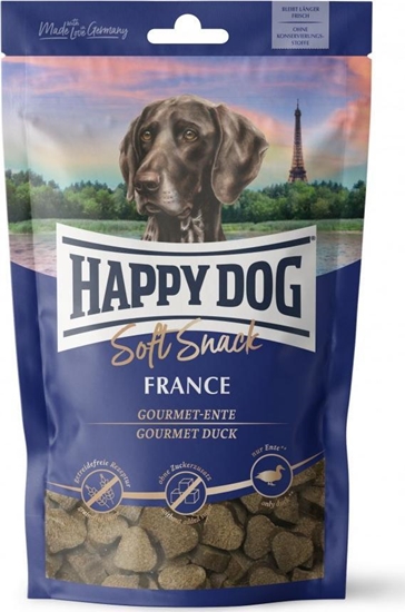 Picture of Happy Dog Soft Snack Francja, przysmak dla psów dorosłych, kaczka, 100g, saszetka