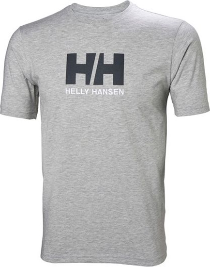 Изображение Helly Hansen Koszulka męska Logo T-Shirt Grey Melange r. M (33979-950)