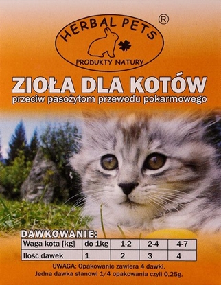 Attēls no Herbal Pets PETS ZIOŁA PRZECIW PASOŻYTOM DLA KOTÓW