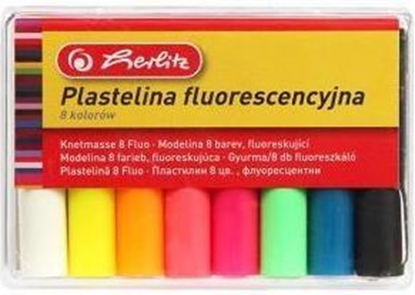 Attēls no Herlitz Plastelina fluorescencyjna 8 kolorów (200280)