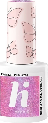 Attēls no Hi Hybrid Hi Hybrid Lakier hybrydowy Butterfly #261 Twinkle Pink 5ml