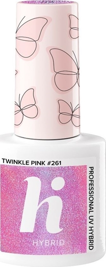 Picture of Hi Hybrid Hi Hybrid Lakier hybrydowy Butterfly #261 Twinkle Pink 5ml