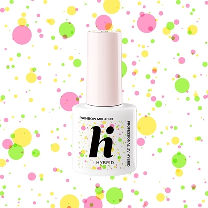 Изображение Hi Hybrid Lakier hybrydowy Pop #099 Rainbow Mix 5ml