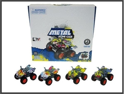 Picture of Hipo Quad kolorowy 10cm metalowy p12 mix kolorów 0783-135 cena za 1 szt.