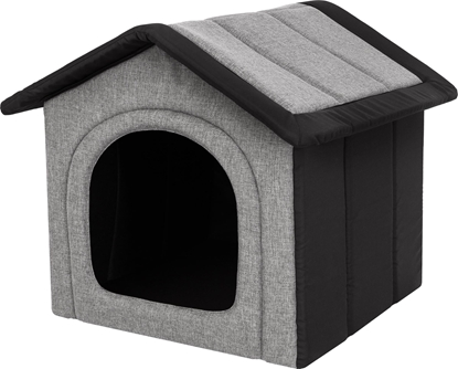 Attēls no Hobbydog Guolis-būda Hobbydog Inari Light Grey Black, 44x38 cm