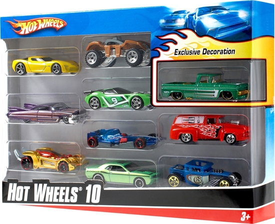 Изображение Hot Wheels Dziesięciopak 1:64 (54886)