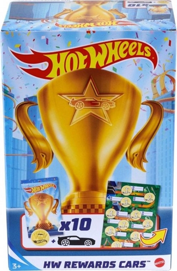 Изображение Hot Wheels Samochodziki nagrody zestaw motywujący (GWN97)