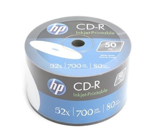 Picture of HP CD-R 700 MB 52x 50 sztuk (HPCDP50)