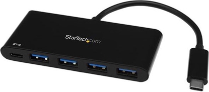 Attēls no HUB USB StarTech 1x USB-C  + 4x USB-A 3.0 (HB30C4AFPD)