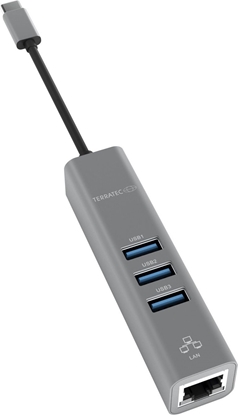 Picture of HUB USB TerraTec Connect C2 1x RJ-45  + 3x USB-A 3.0 (251735)