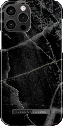 Picture of iDeal Of Sweden IDEAL OF SWEDEN IDFCAW 21-I2061-358 IPHONE 12/12 PRO CASE BLACK THUNDER MARBLE