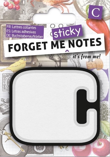 Picture of IF Forget me sticky notes kart samoprzylepne litera C