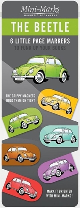 Attēls no IF Zakładki magnetyczne auta - Beetle VW Garbus 6szt