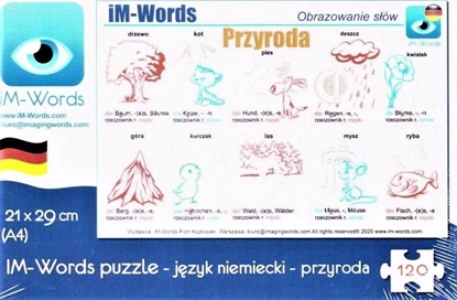 Attēls no iM-Words Puzzle 120 Niemiecki - Przyroda