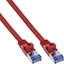 Picture of InLine Flat Patch kabel, U/FTP, Cat.6A, czerwony, 0.5m