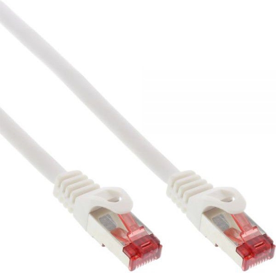 Изображение InLine RJ-45/RJ-45 kat.6 biały 1.5m (76112W)