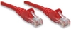 Picture of Intellinet Network Patch Cable, Cat5e, 3m, Red, CCA, U/UTP, PVC, RJ45, Gold Plated Contacts, Snagless, Booted, Lifetime Warranty, Polybag