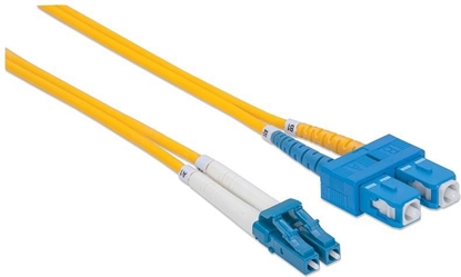 Picture of Intellinet Network Solutions Patchcord światłowodowy LC-SC, 2m, 9/125, OS2 (302686)