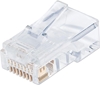 Picture of Intellinet RJ45 Modular Plugs Pro Line, Cat5e, UTP, 3-prong, for solid wire, 50 µ gold-plated contacts, 100 pack