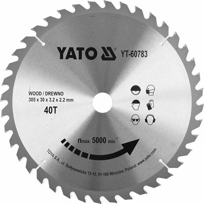 Изображение Yato YATO PIŁA TARCZ.WID. 305*40*30 60783 YT-60783