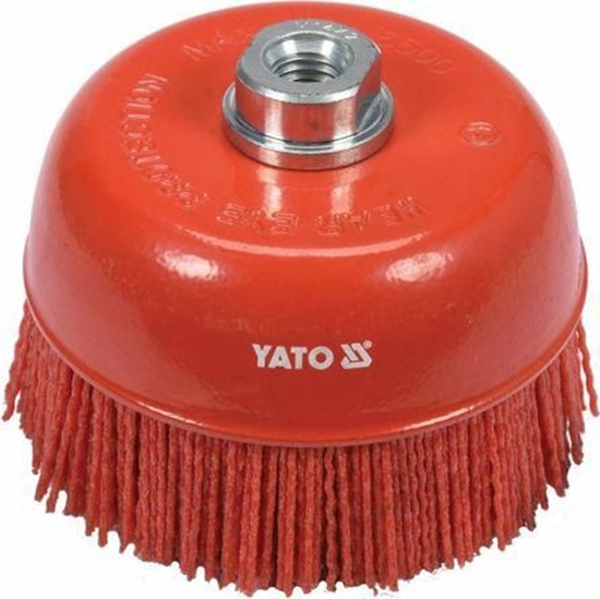 Picture of Yato YATO SZCZOTKA DOCZOŁOWA 125mm M14 NYLON RED YT-47787