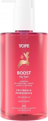 Изображение Yope Yope Boost My Hair szampon do wrażliwej skóry głowy z tapioką 300ml