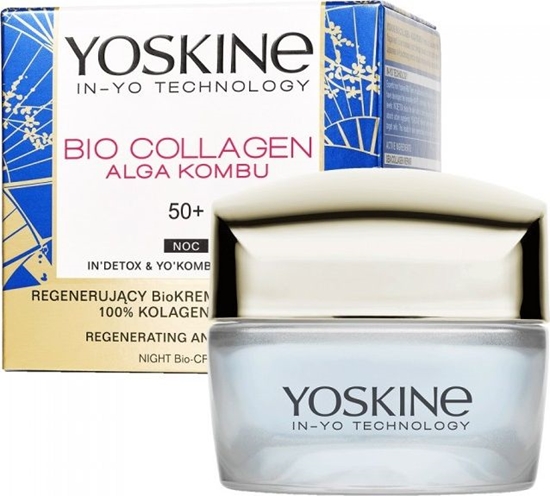 Picture of Yoskine Yoskine Bio Collagen Alga Kombu 50+ regenerujący bio-krem na zmarszczki na noc 50ml