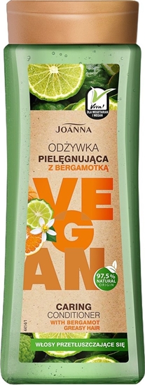 Picture of Joanna Joanna Vegan Odżywka do włosów pielęgnująca Bergamotka - włosy przetłuszczające się 300g