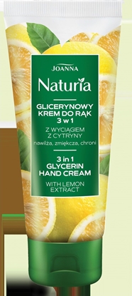 Attēls no Joanna Naturia Krem glicerynowy do rąk Cytryna 100 ml