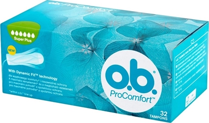 Изображение Johnson & Johnson O.B.ProComfort Super Plus komfortowe tampony 1op.-32szt