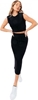 Picture of Justhype Sweat Midi Skirt Loungewear Set LABON008 Czarne 10