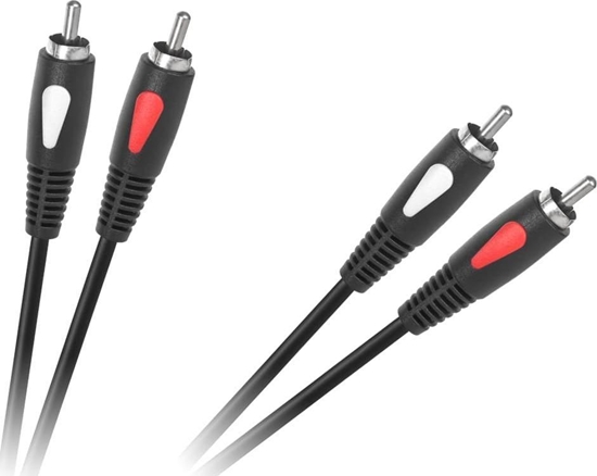 Picture of Kabel Cabletech RCA (Cinch) x2 - RCA (Cinch) x2 1.8m czarny (KPO4001-1.8)