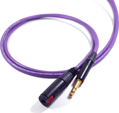 Picture of Kabel Melodika Jack 6.3mm  - Jack 6.3mm 3m fioletowy