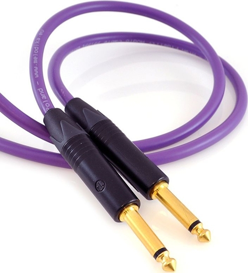 Picture of Kabel Melodika Jack 6.3mm  - Jack 6.3mm 8m fioletowy