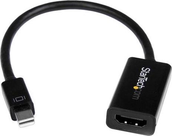 Picture of Adapter AV StarTech DisplayPort Mini - HDMI 0.2m czarny (MDP2HD4KS)