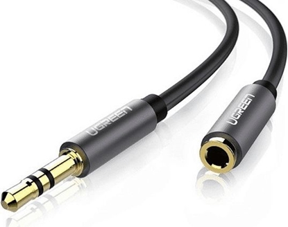 Picture of Kabel Ugreen Jack 3.5mm - Jack 3.5mm 5m czarny (UGR551BLK)