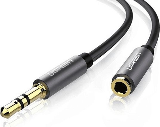 Изображение Kabel Ugreen Jack 3.5mm - Jack 3.5mm 5m czarny (UGR551BLK)