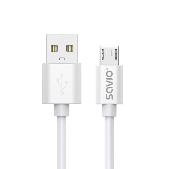 Изображение Kabel USB- A - micro USB, 2A, 3m, CL-167