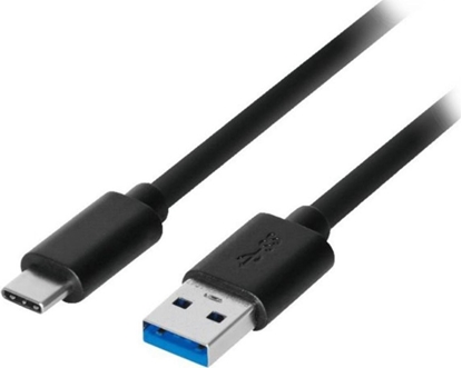 Изображение Kabel USB Akyga USB-A - USB-C 0.5 m Czarny (AK-USB-24)