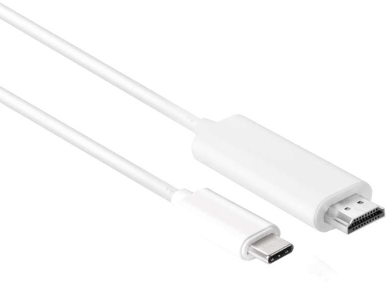 Picture of Kabel USB Club 3D USB-C - HDMI 1.8 m Biały (CAC-1514)