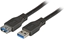 Изображение Kabel USB EFB USB-A - USB-A 1 m Czarny (K5237.1)