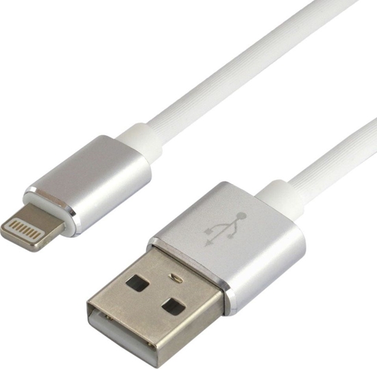 Изображение Kabel USB EverActive USB-A - Lightning 1 m Biały (CBS-1IW)