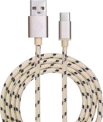 Изображение Kabel USB Garbot USB-A - USB-C 1 m Złoty (JAB-6824154)