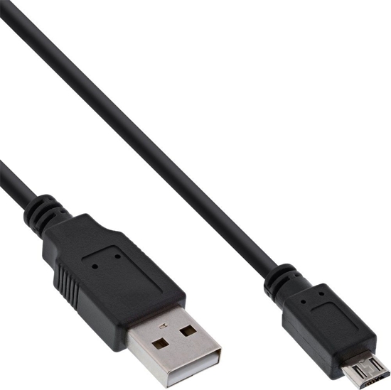 Picture of Kabel USB InLine USB-A - microUSB 1 m Czarny (S-31710)