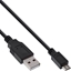 Attēls no Kabel USB InLine USB-A - microUSB 1 m Czarny (S-31710)