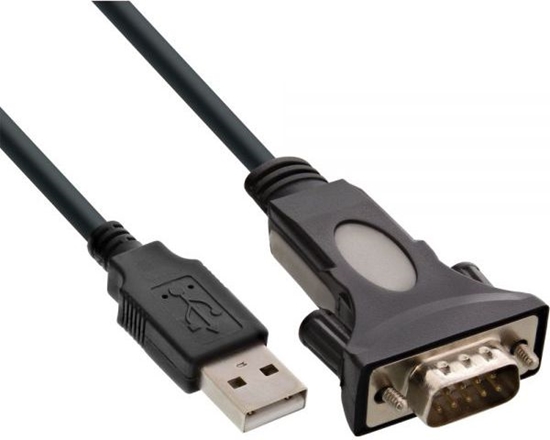 Picture of Kabel USB InLine USB-A - RS-232 0.25 m Czarny (33306I)