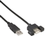 Picture of Kabel USB InLine USB-A - USB-A 0.6 m Czarny (B-33440E)