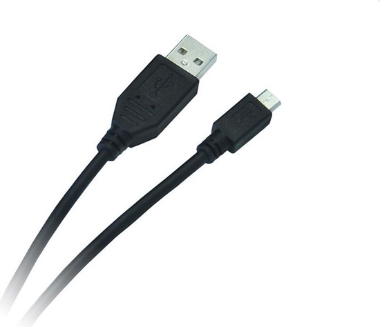 Изображение Kabel USB Libox USB-A - microUSB 1.8 m Czarny (LB0011)