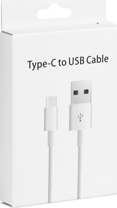 Picture of Kabel USB Partner Tele.com USB-A - USB-C 1 m Biały